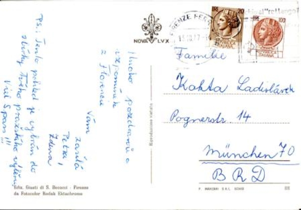 Florencie - I 1977 95 001 ●